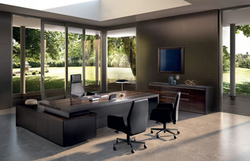 KEFA - Wooden office storage unit with hinged doors by i 4 Mariani - view 3